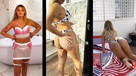 Thothd videos de La cantante Anitta revolcándose en bragas